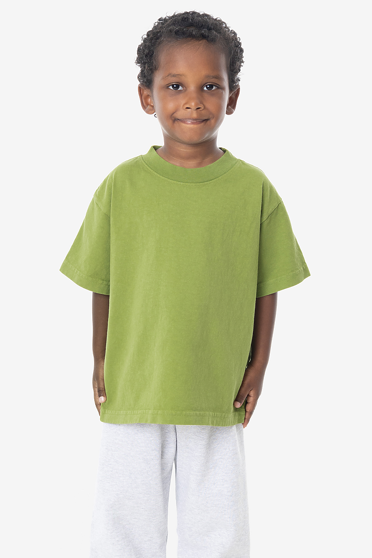 Kids S/S Grmnt Dye Tee Celery Green