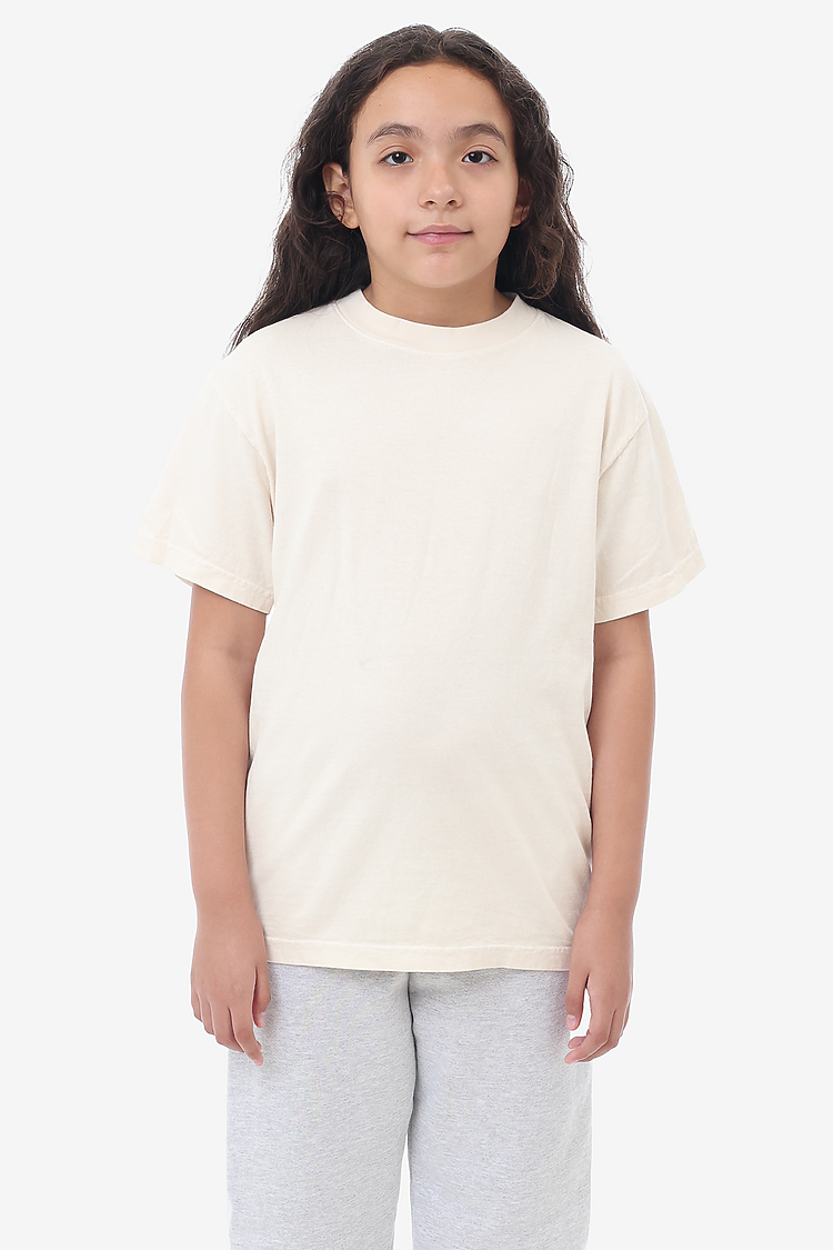 Kids S/S Grmnt Dye Tee CREME