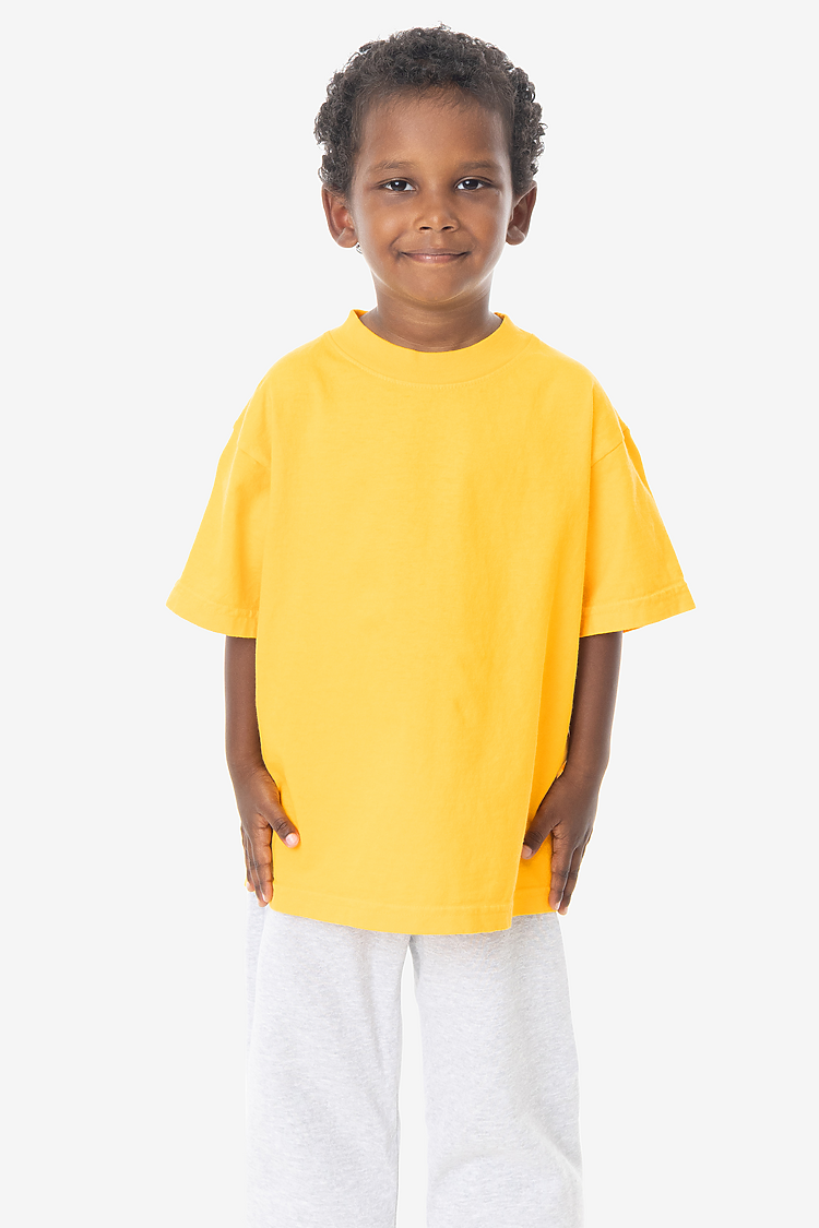 Kids S/S Grmnt Dye Tee Gold