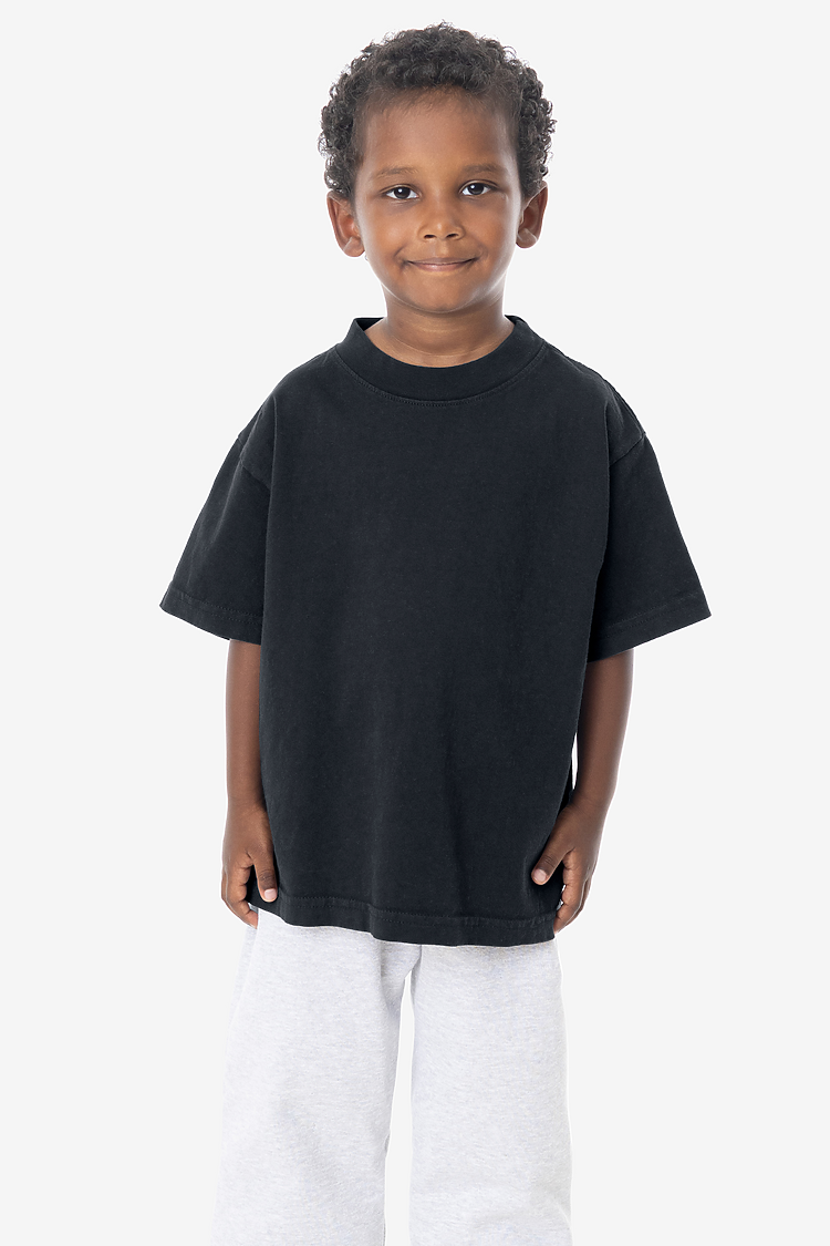 Kids S/S Grmnt Dye Tee OFF BLACK