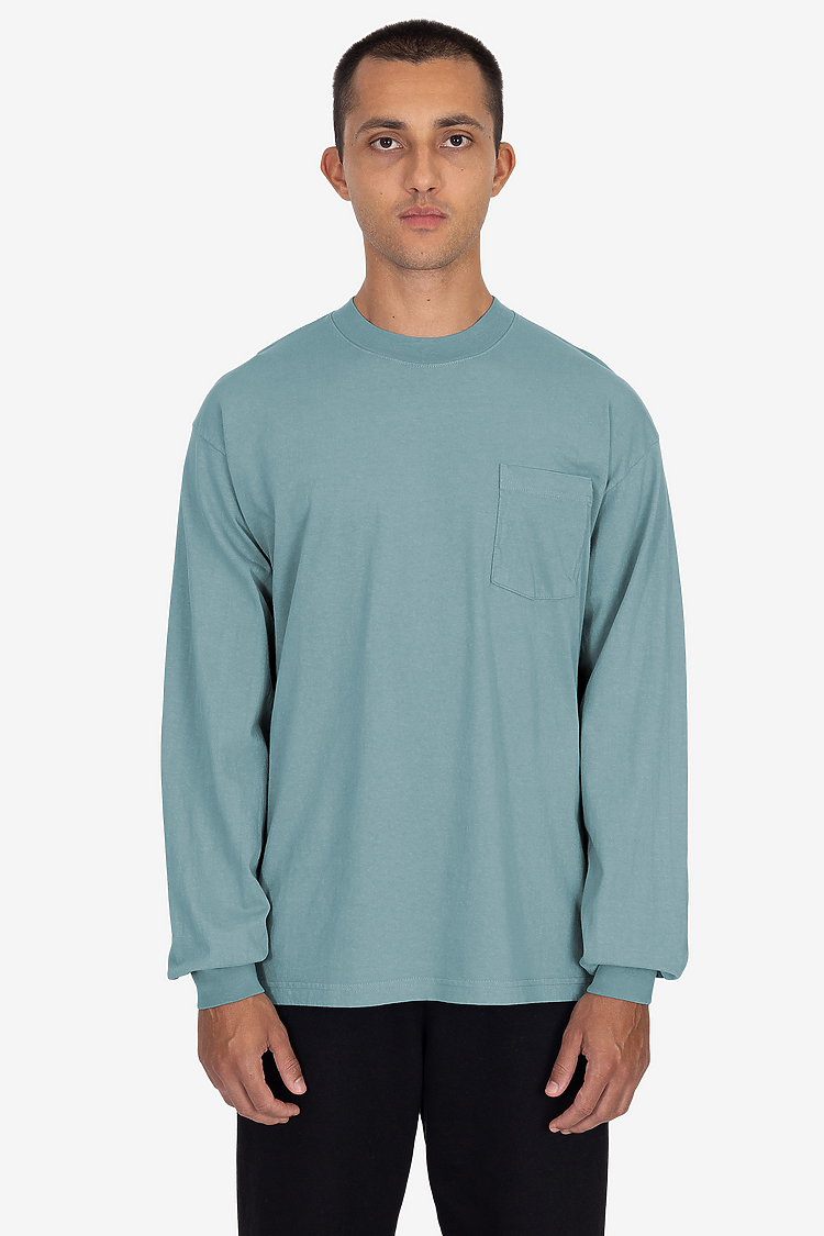L/S Pocket Crew 6.5oz ATLANTIC GREEN