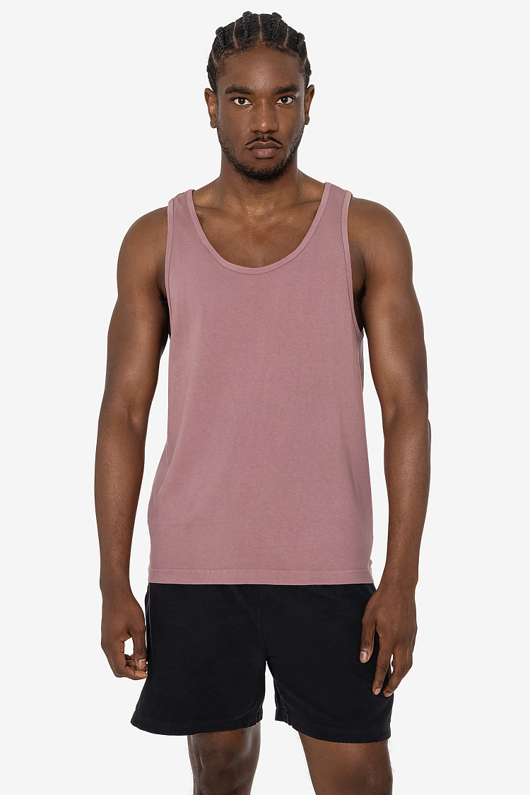 6.5 oz GD Basic Mens Tank MAUVE