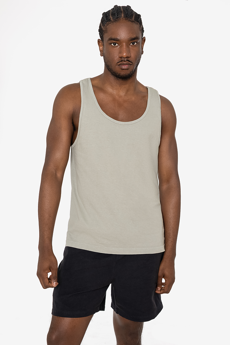 6.5 oz GD Basic Mens Tank SAGE