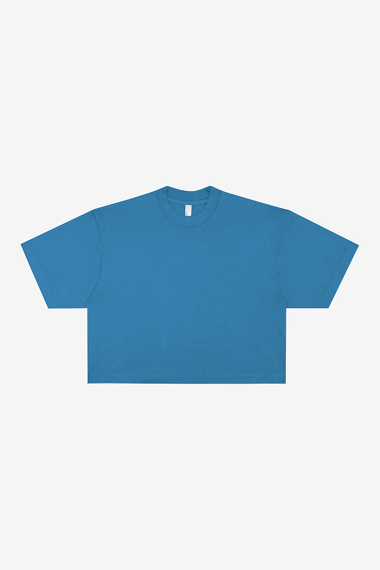 18/1 Oversize Crop Tee BLUE MOON