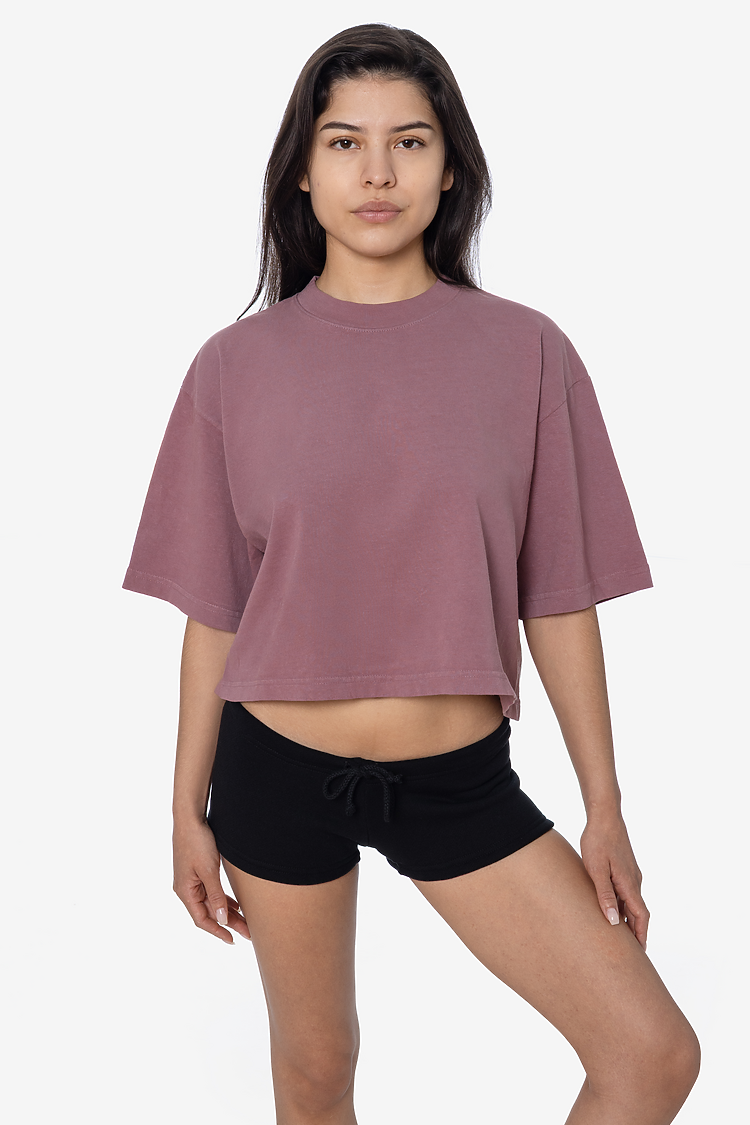 18/1 Oversize Crop Tee MAUVE