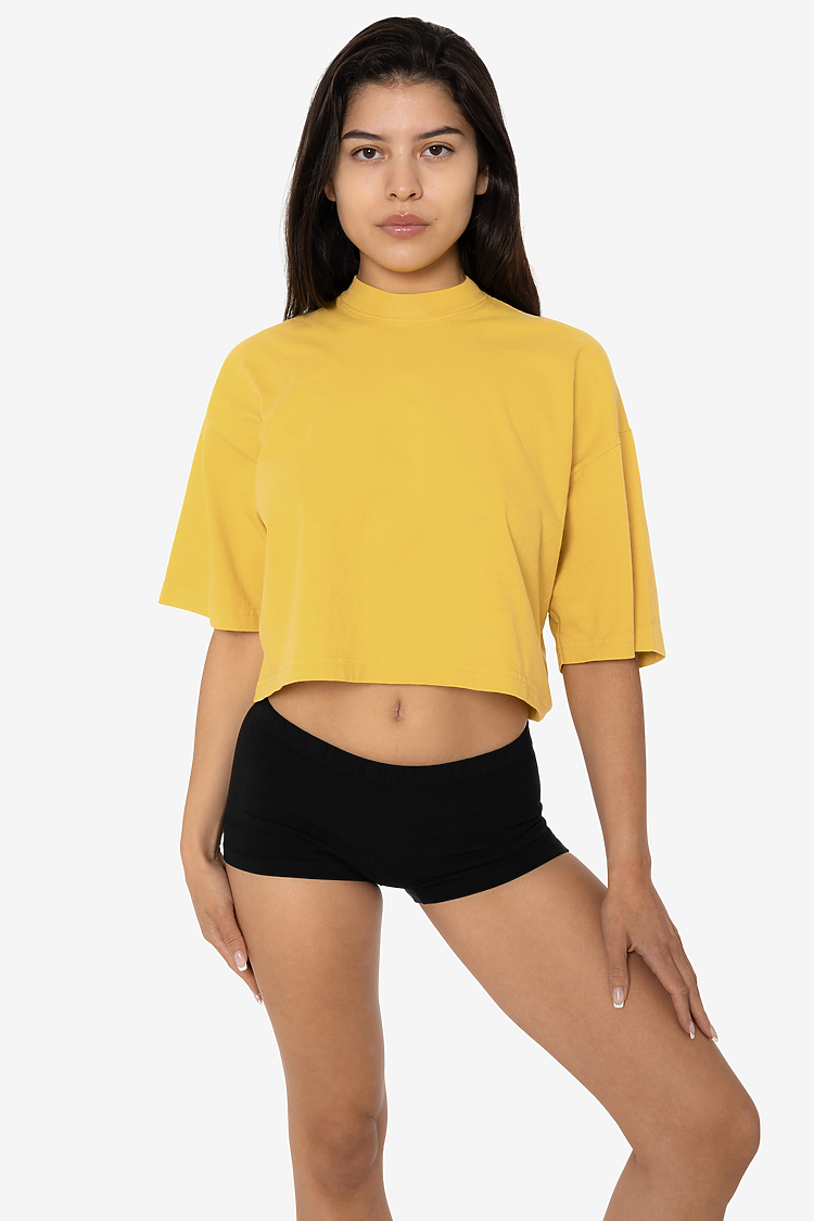 18/1 Oversize Crop Tee SPECTRA YELLOW