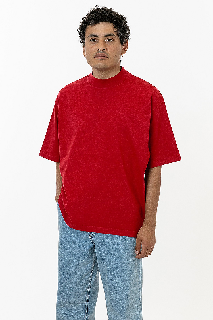 18/1 S/S Oversized Mock Cherry Red