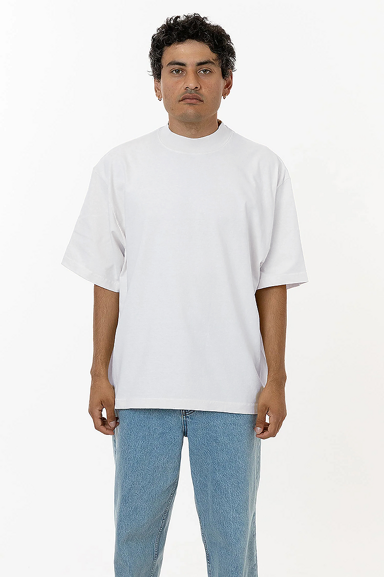 18/1 S/S Oversized Mock White