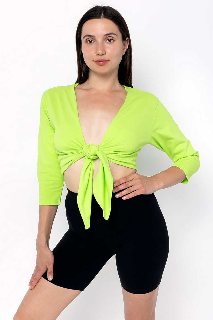 Le Weekend Tie Top Citron