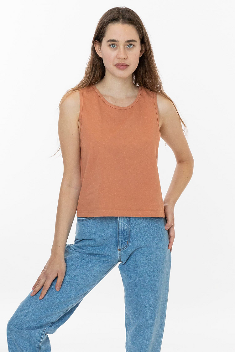 6.5 oz Garment Dye Mid-Tank TERRACOTTA