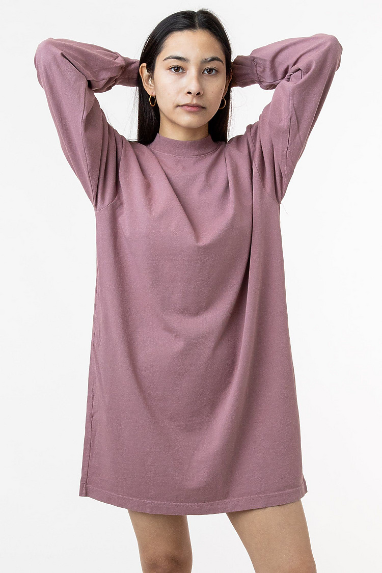 L/S Mock Neck Dress MAUVE