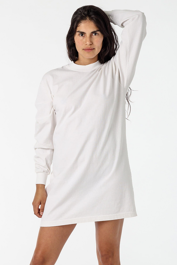 L/S Mock Neck Dress OFF WHITE