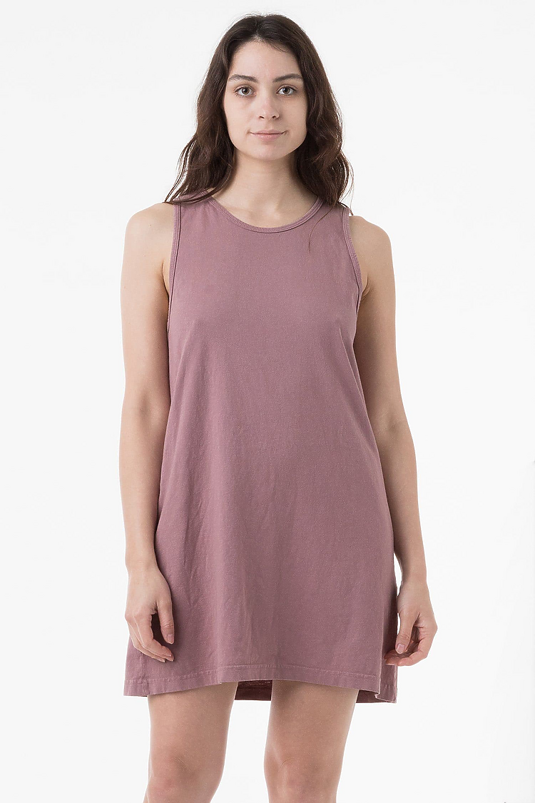 Garment Dye Tank Dress MAUVE