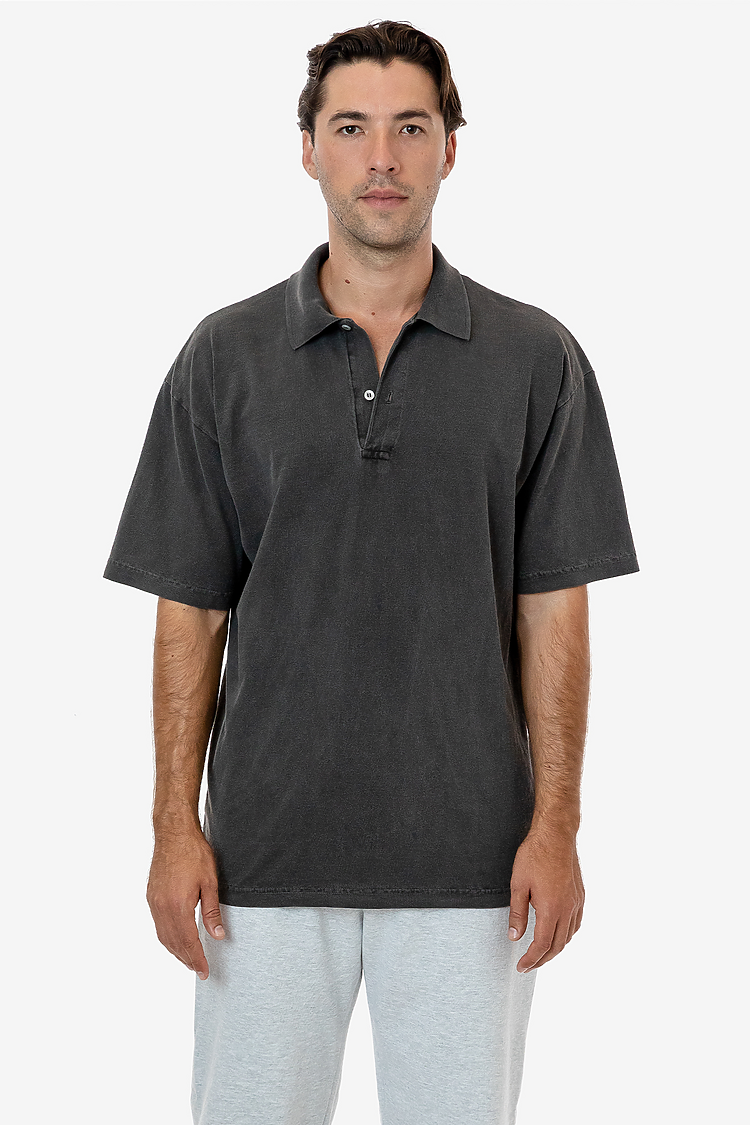 Short Sleeve Polo T-Shirt VINTAGE BLACK
