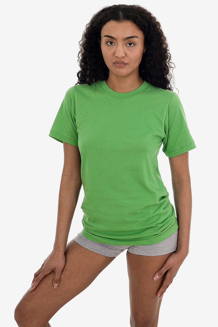 S/S Fine Jersey Crew 4.3 oz Grass Green
