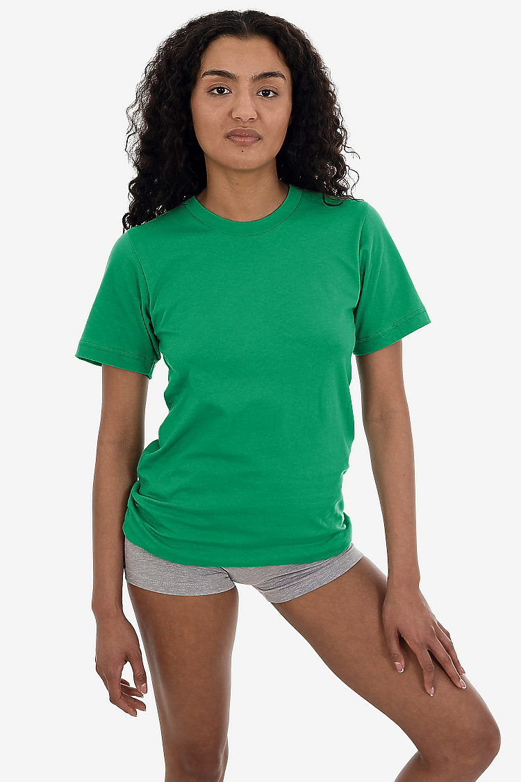 S/S Fine Jersey Crew 4.3 oz Kelly
