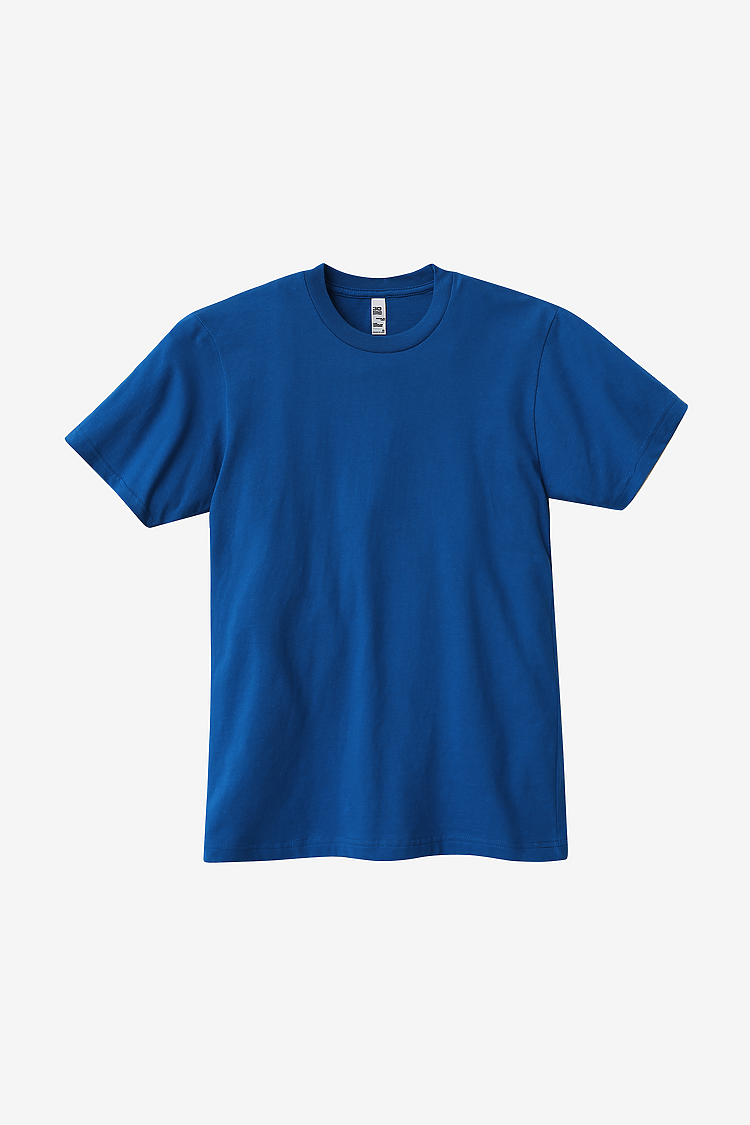 S/S Fine Jersey Crew 4.3 oz Lapis Blue