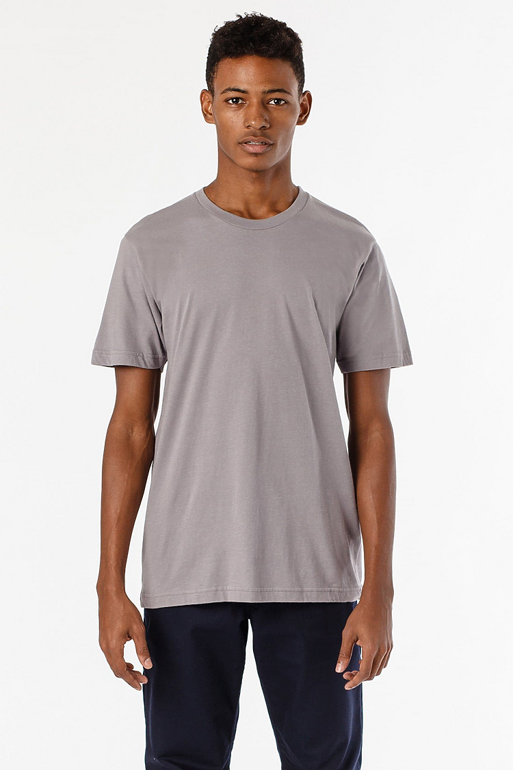 S/S Fine Jersey Crew 4.3 oz New Silver