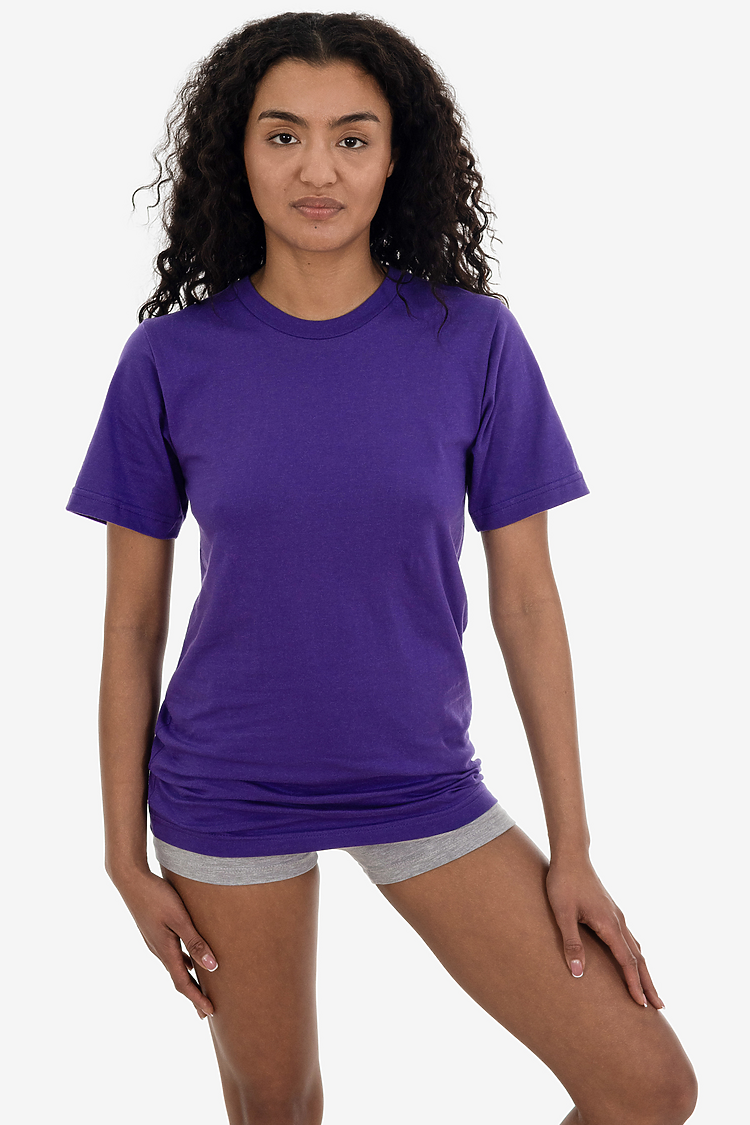 S/S Fine Jersey Crew 4.3 oz PURPLE