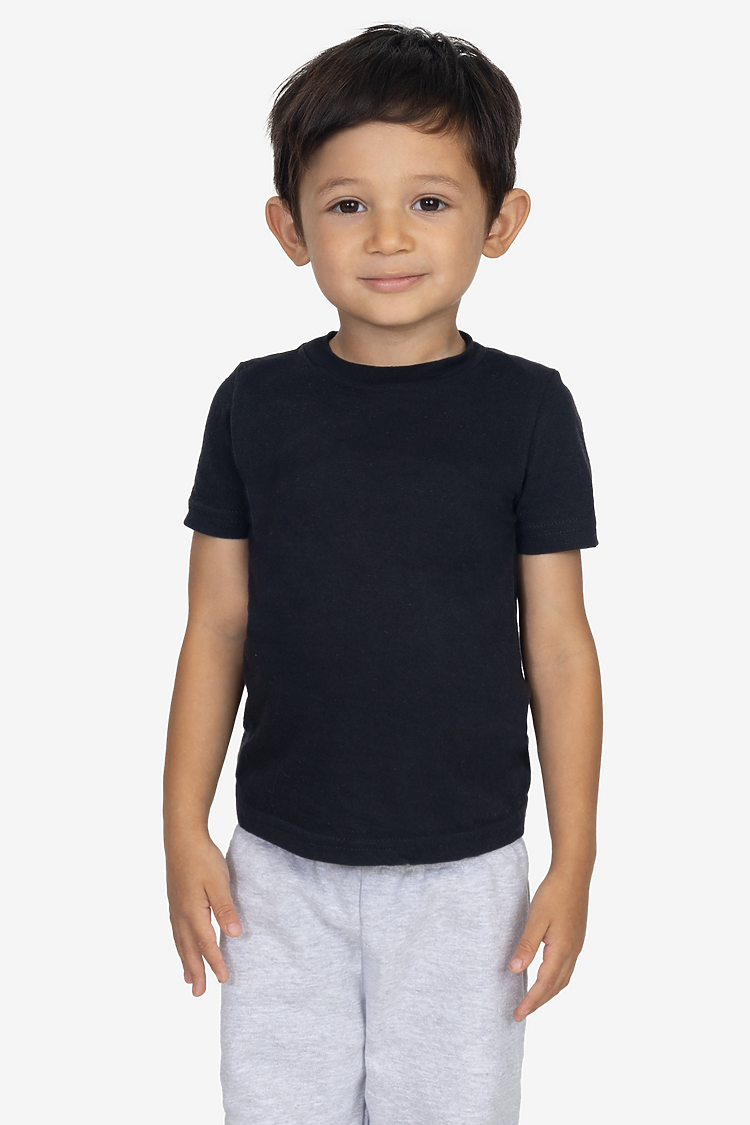 Toddler Fine Jersey S/S T Black