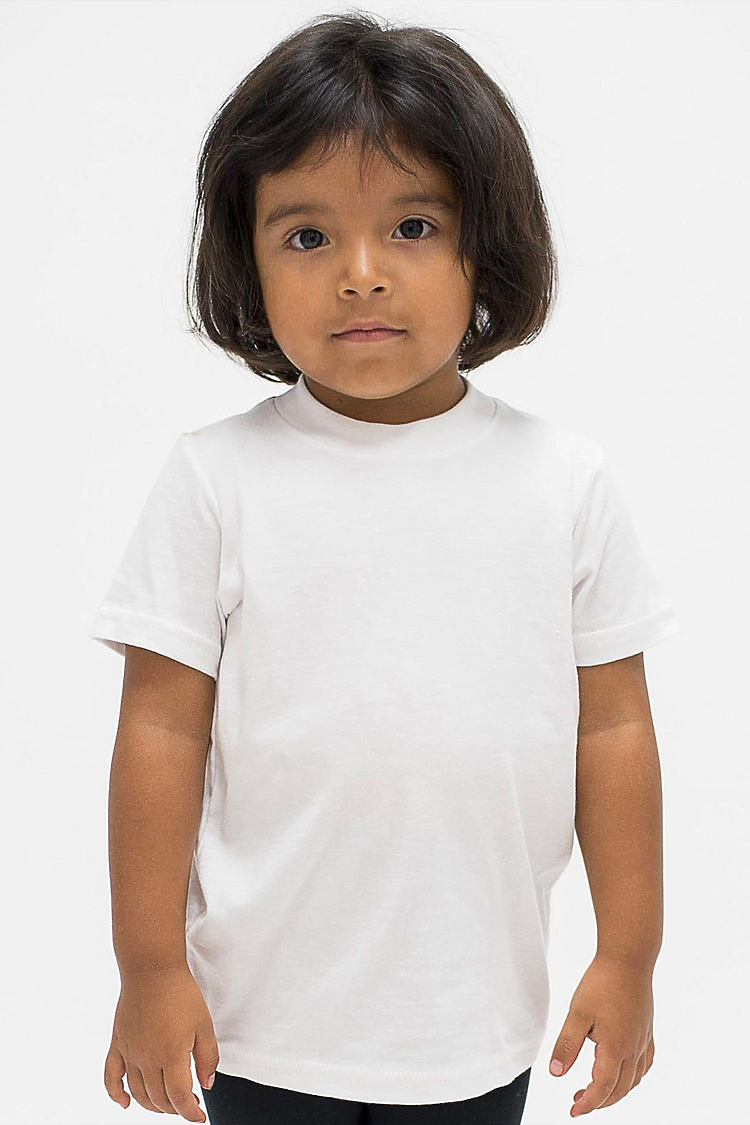 Toddler Fine Jersey S/S T White
