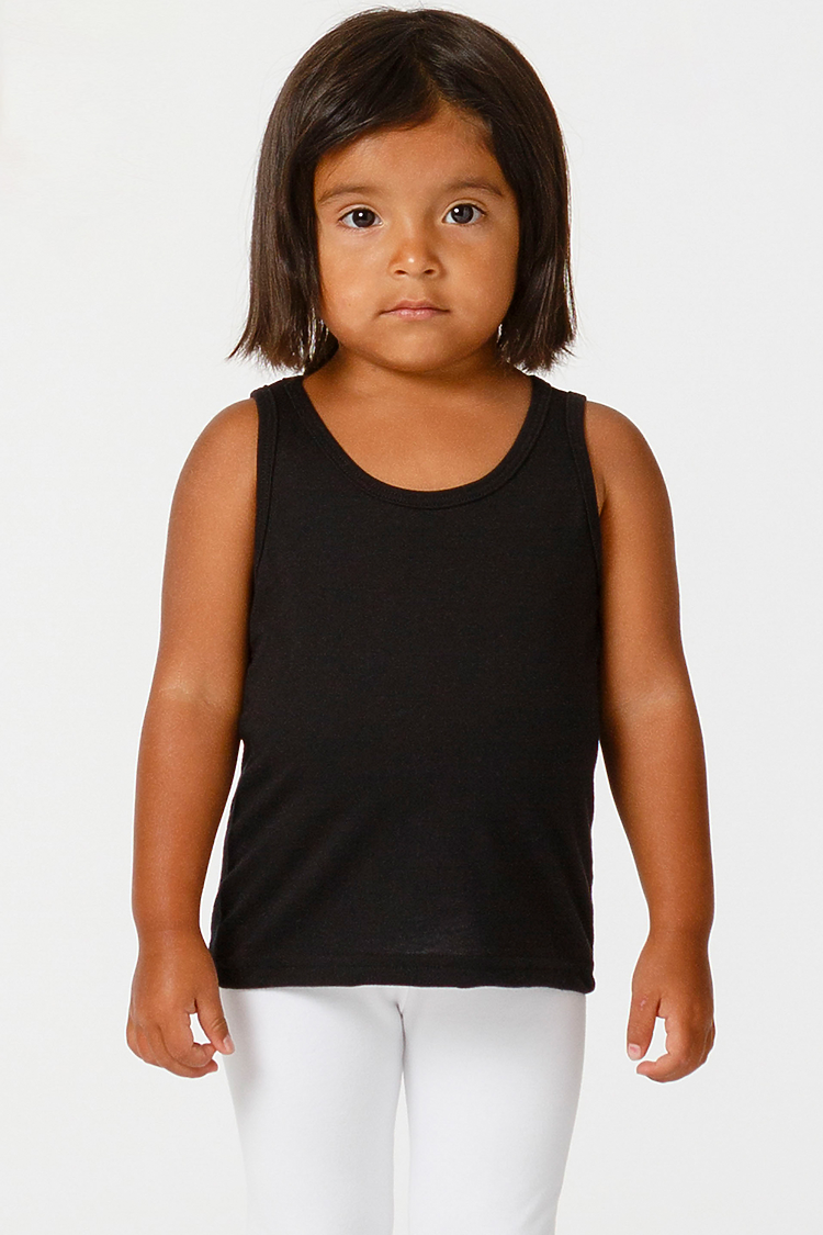 Toddler Fine Jersey Tank BLACK