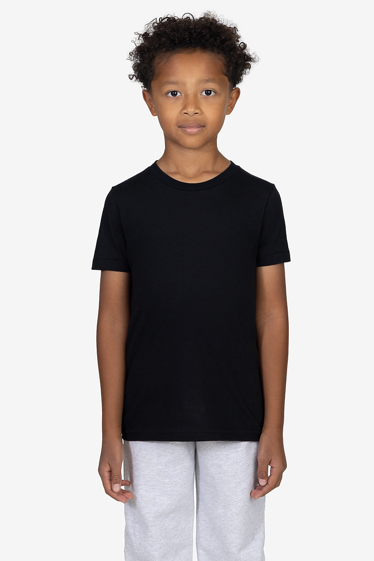 Youth S/S Fine Jersey Tee Black