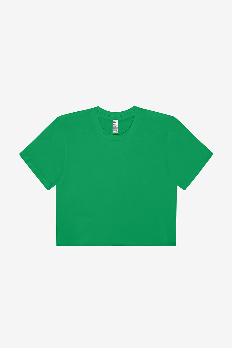 FINE JERSEY S/S CROP T KELLY