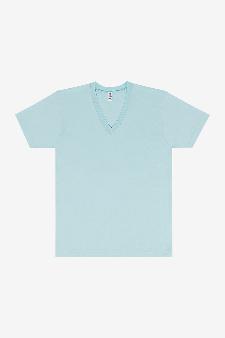 S/S Fine Jersey V-Neck 4.3 oz MINT