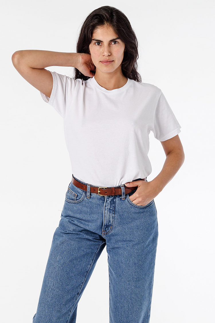 Garment Dyed S/S Boyfriend Tee White