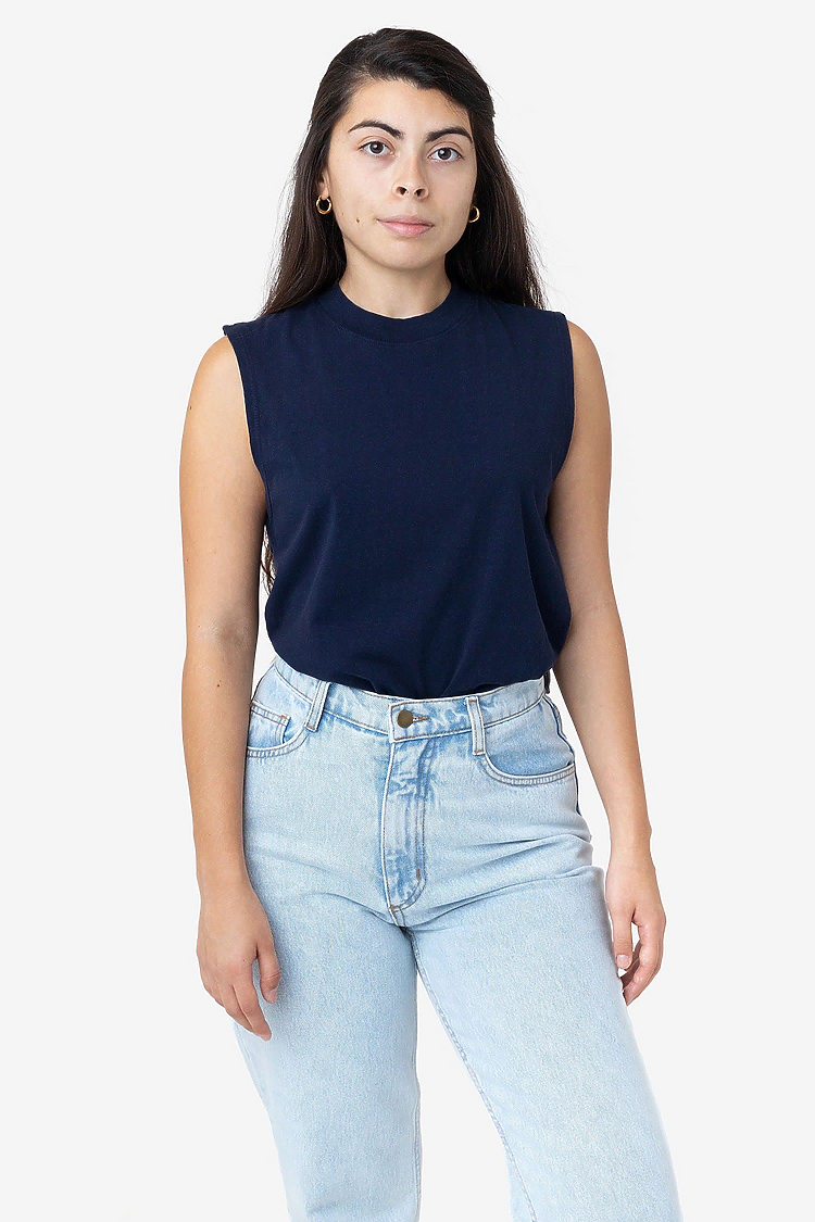 Garment Dye Muscle Tank NAVY