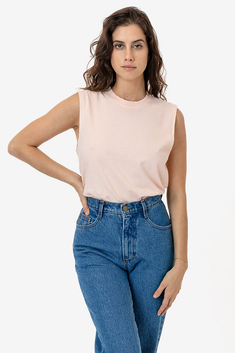 Garment Dye Muscle Tank SEASHELL PINK