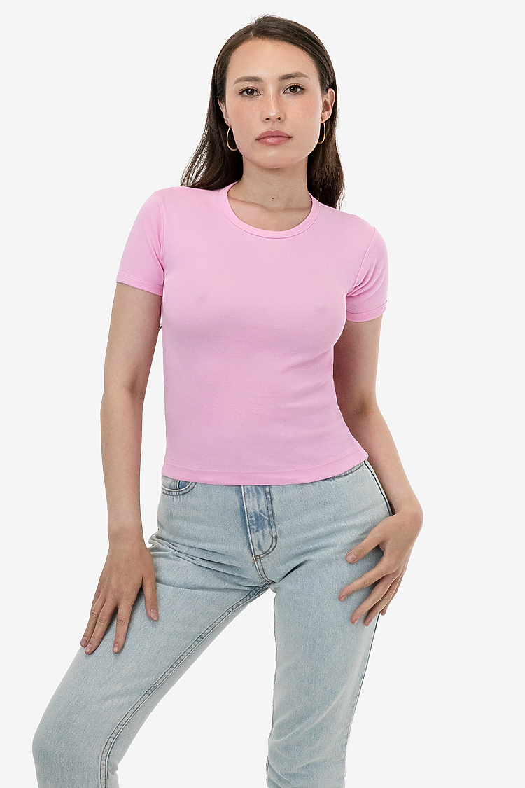 Original Baby Rib Tee Baby Pink