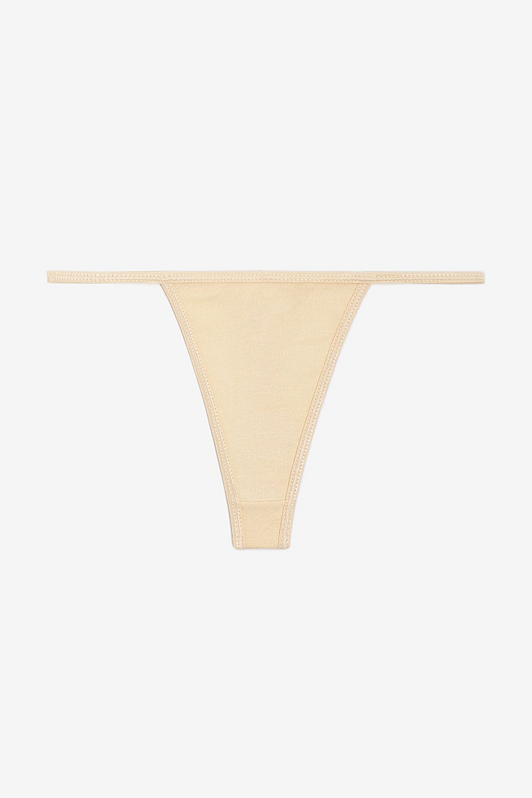 Baby Rib Thong CREME
