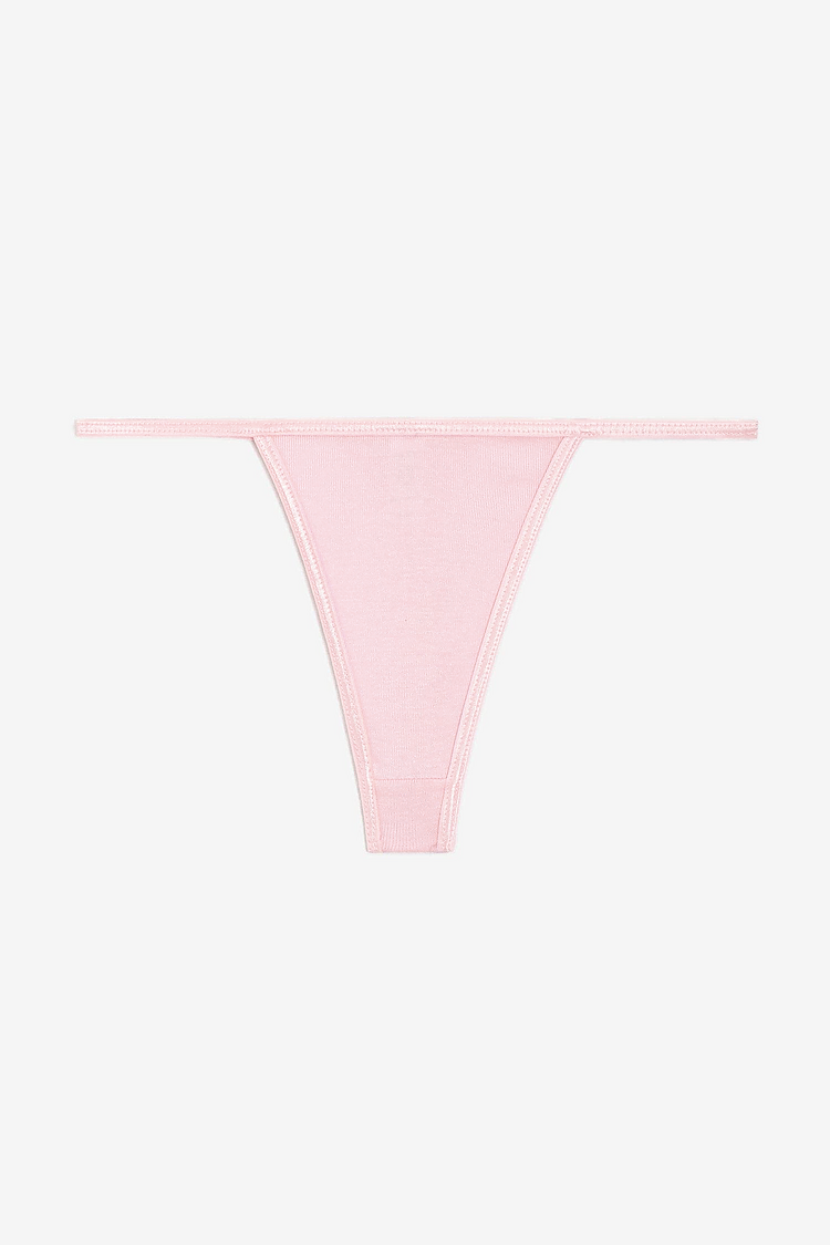 Baby Rib Thong LIGHT PINK
