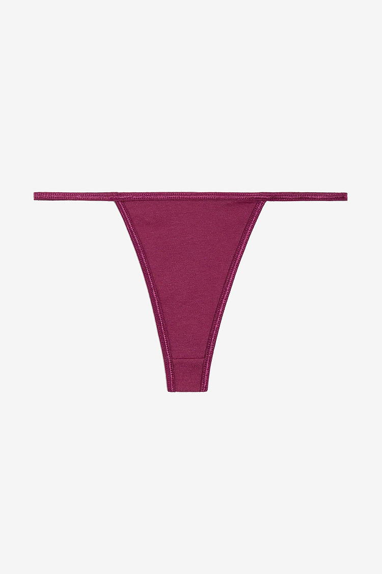 Baby Rib Thong RUBY