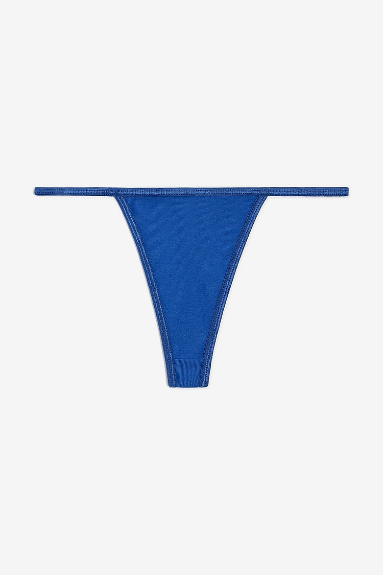 Baby Rib Thong ROYAL BLUE