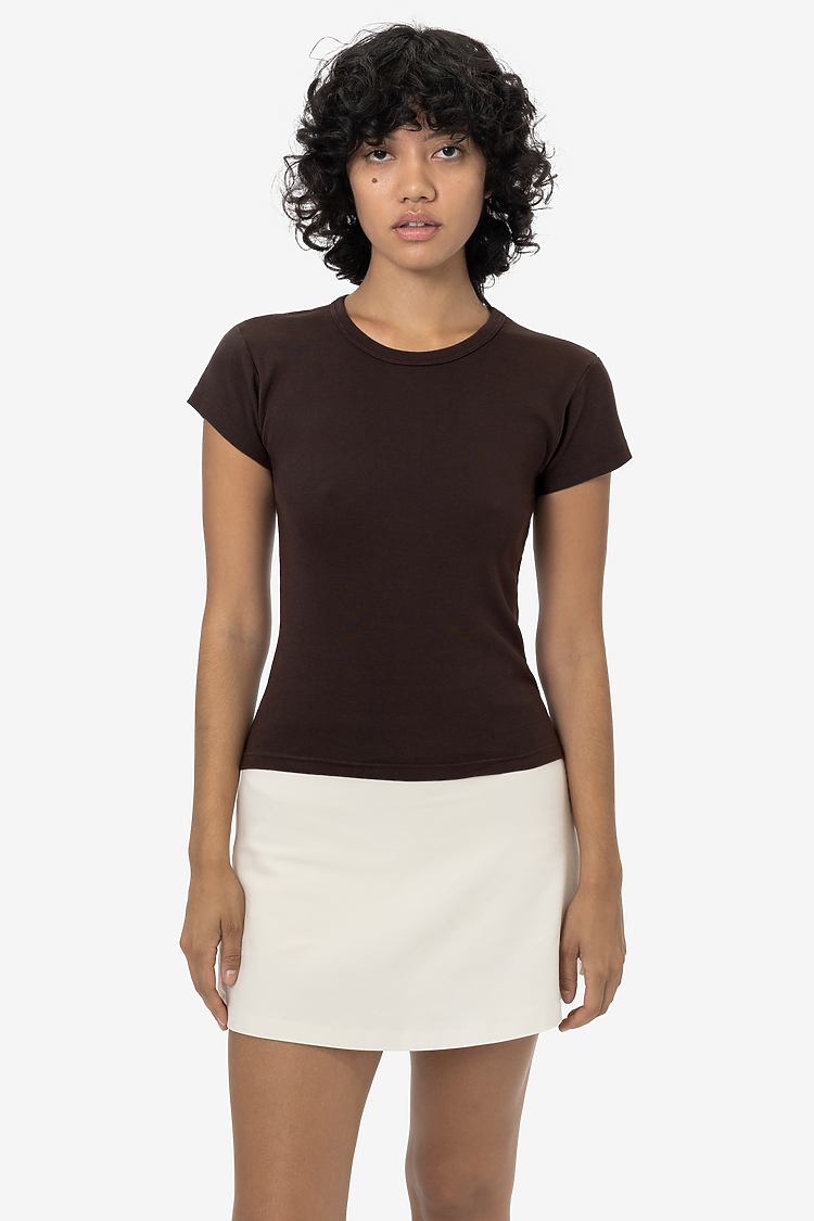 GD Cap Sleeve Baby Tee CHOCOLATE