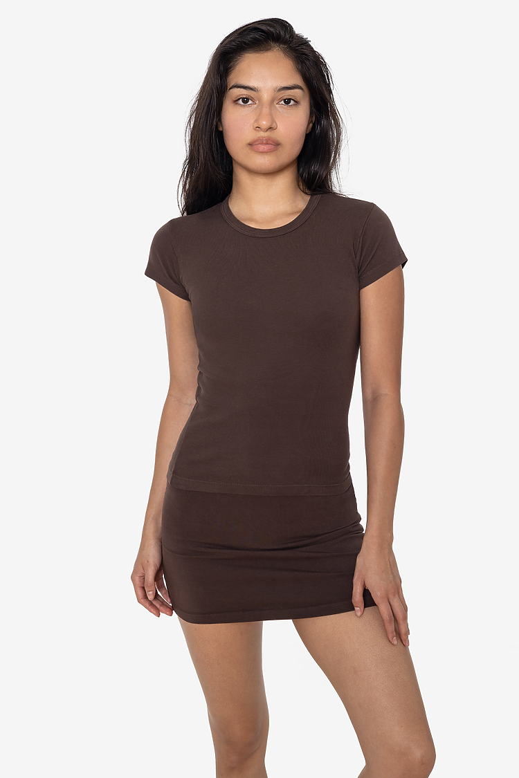 GD Cap Sleeve Baby Tee CHOCOLATE