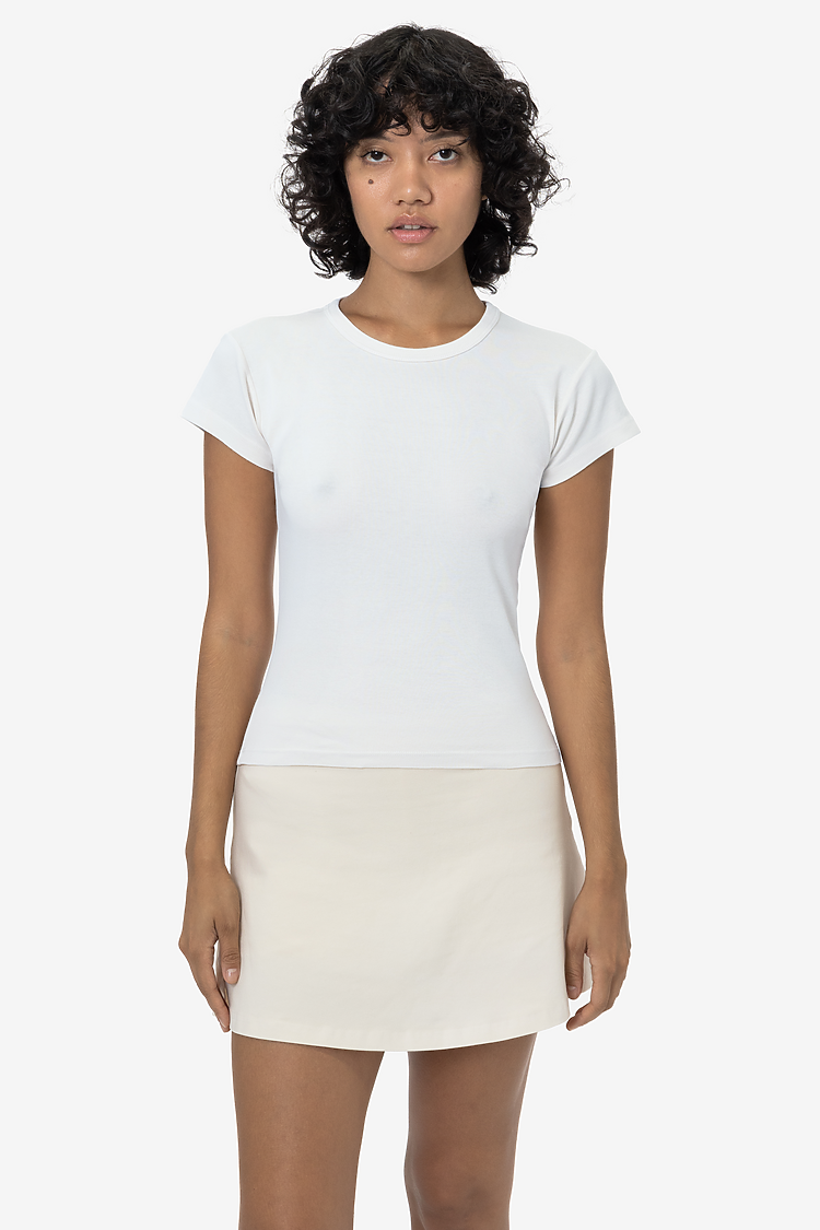 GD Cap Sleeve Baby Tee OFF WHITE