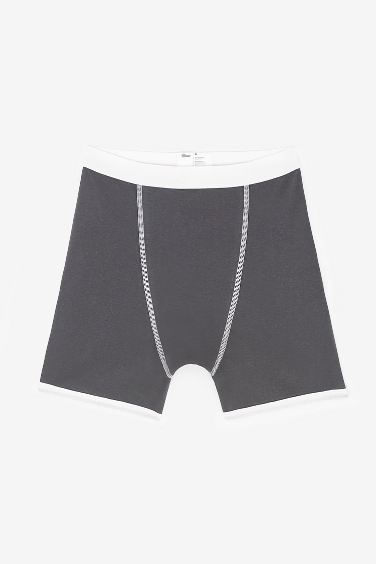 Baby Rib Boxer Brief ASPHALT