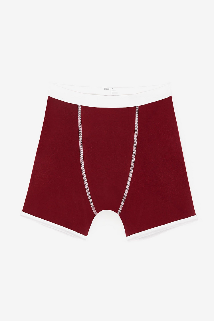 Baby Rib Boxer Brief CRANBERRY