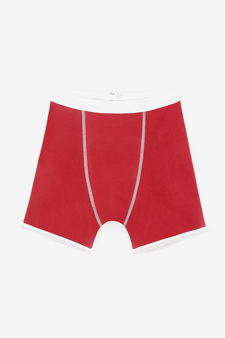 Baby Rib Boxer Brief RED