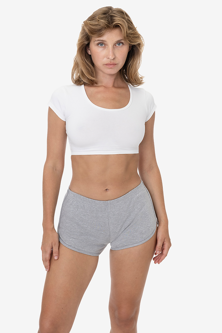 Interlock Running Shorts HEATHER GREY