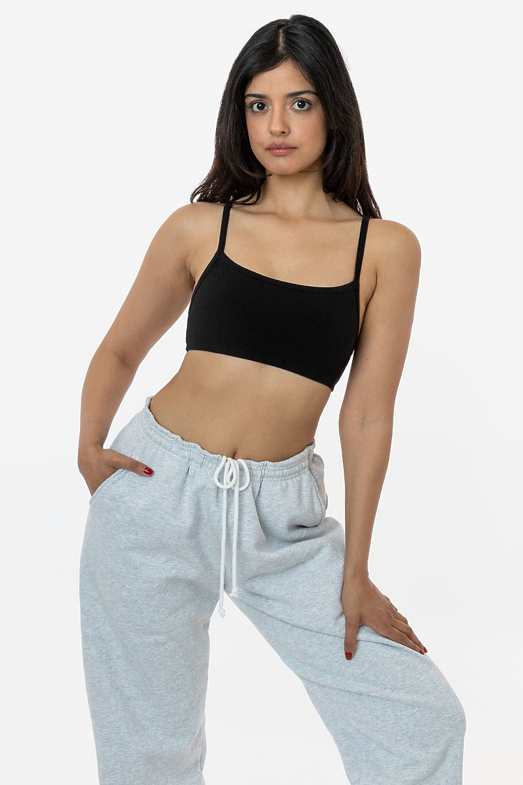 Garment Dye Basic Bralette Black