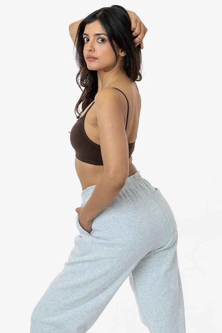 Garment Dye Basic Bralette CHOCOLATE