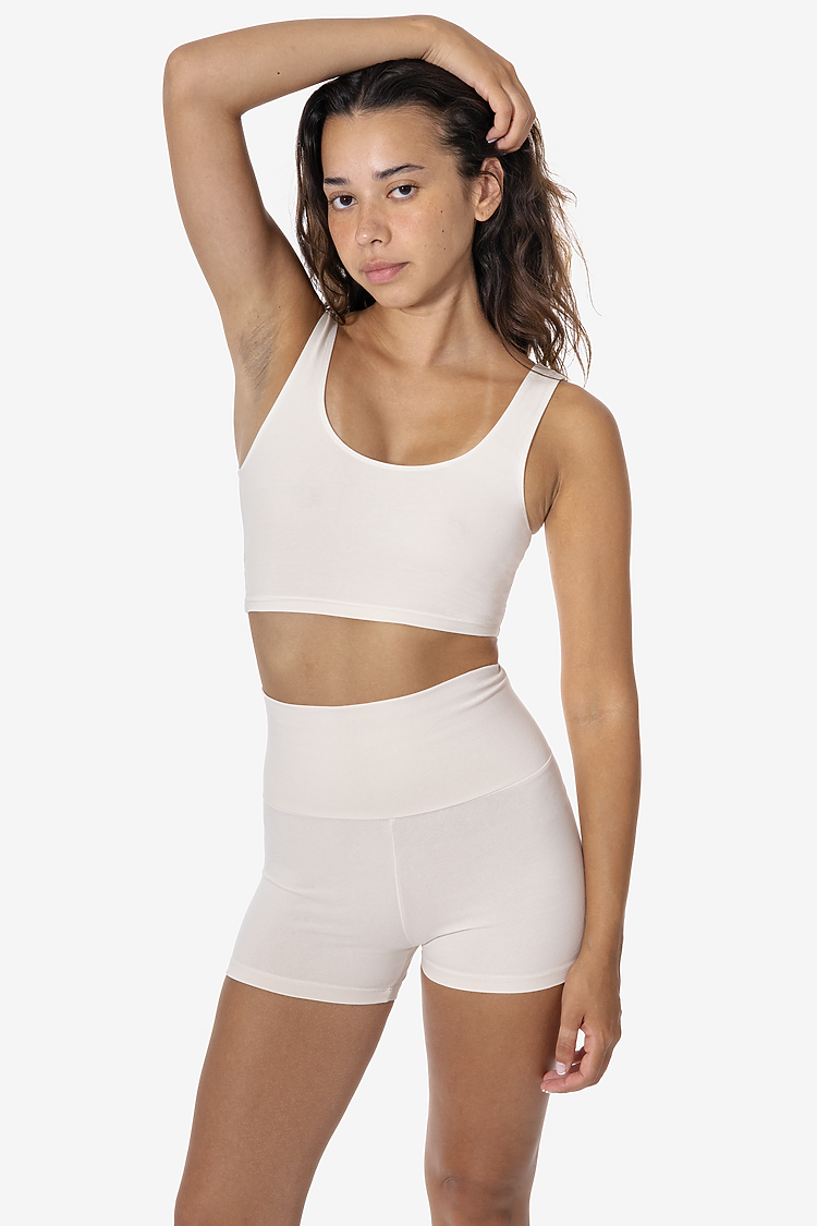 Garment Dye Yoga Shorts CREME