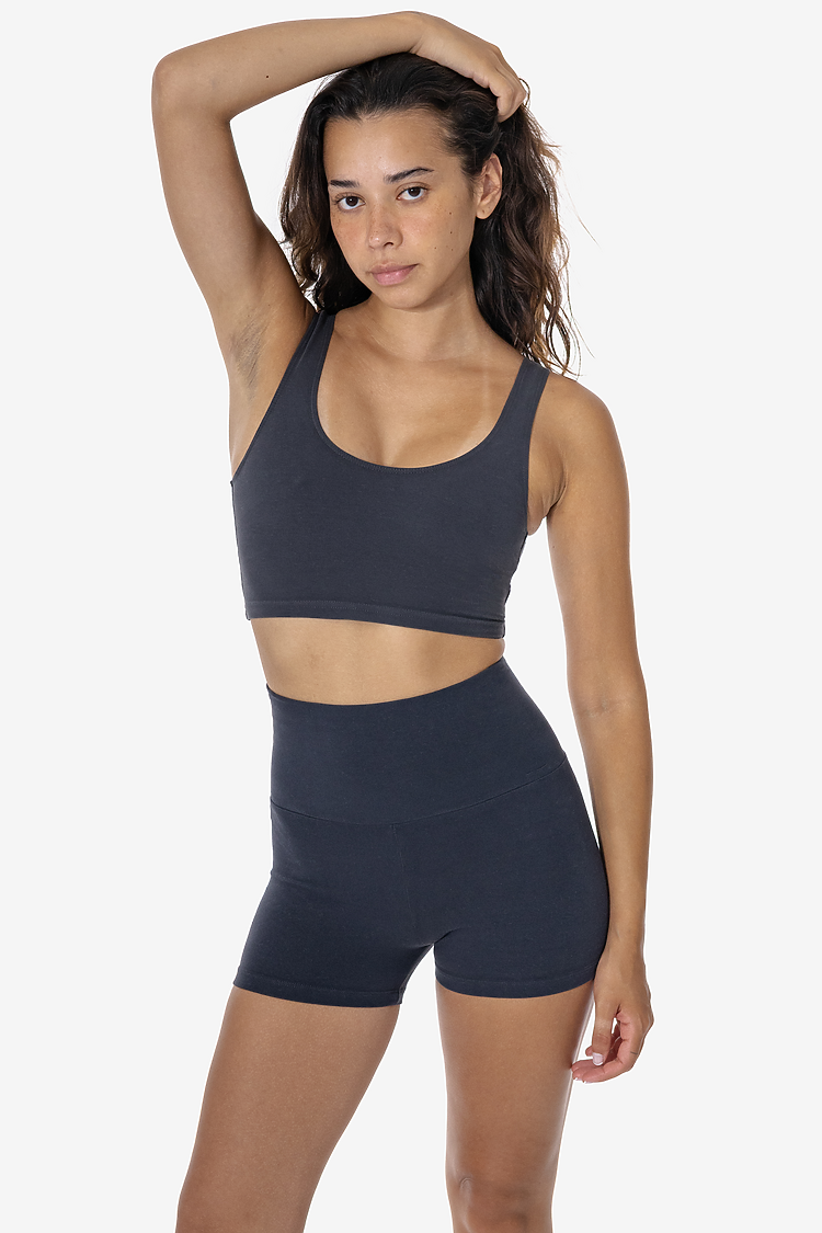 Garment Dye Yoga Shorts DOLPHIN BLUE