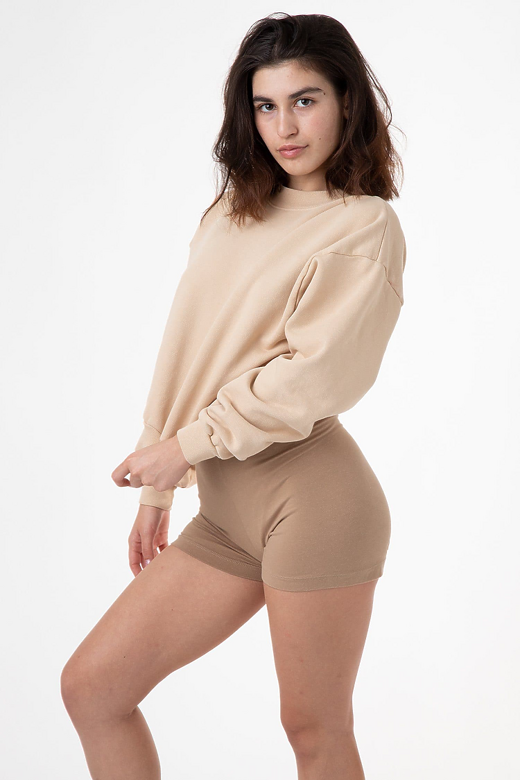 Cotton Spandex Short Short Hazelnut