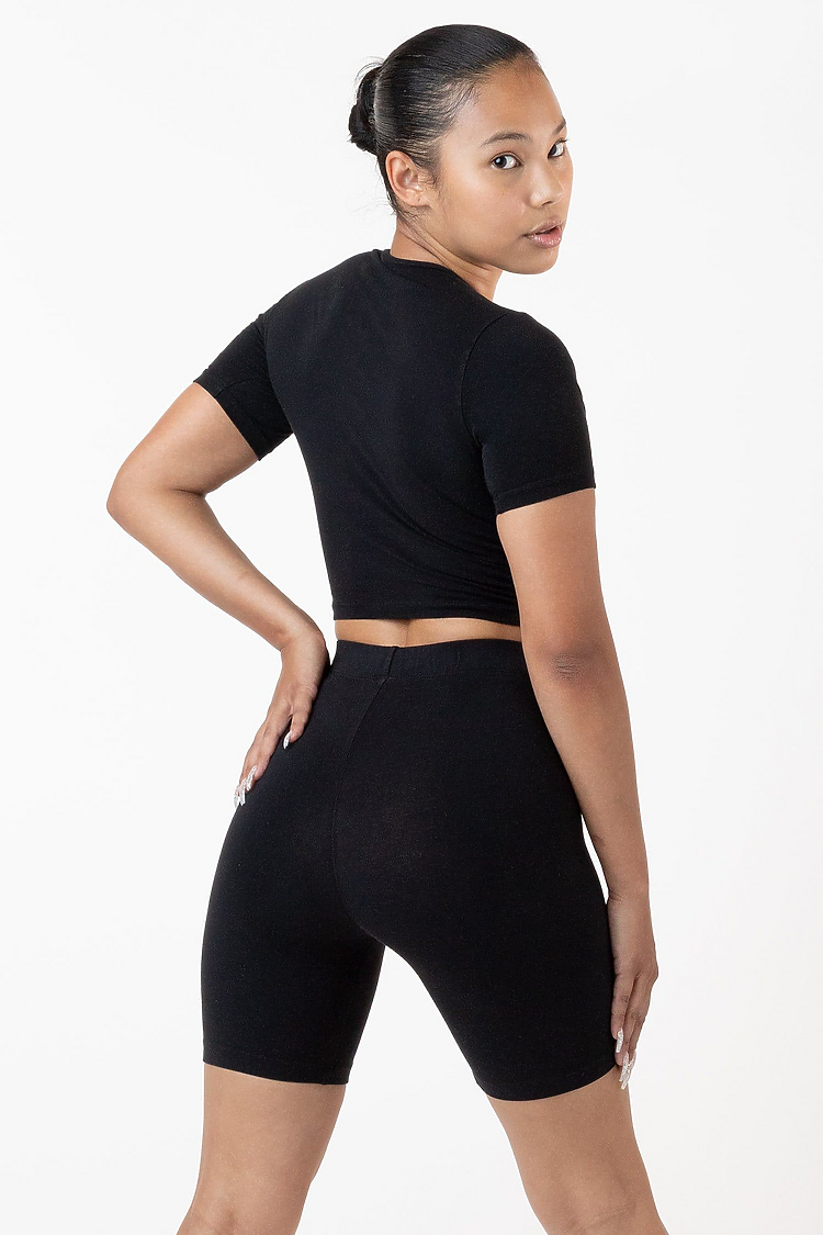 Cotton Spandex GD Bike Short Black